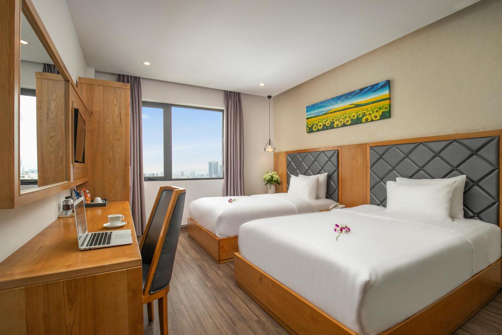 Grand Sunrise Boutique Hotel Da Nang Bagian luar foto