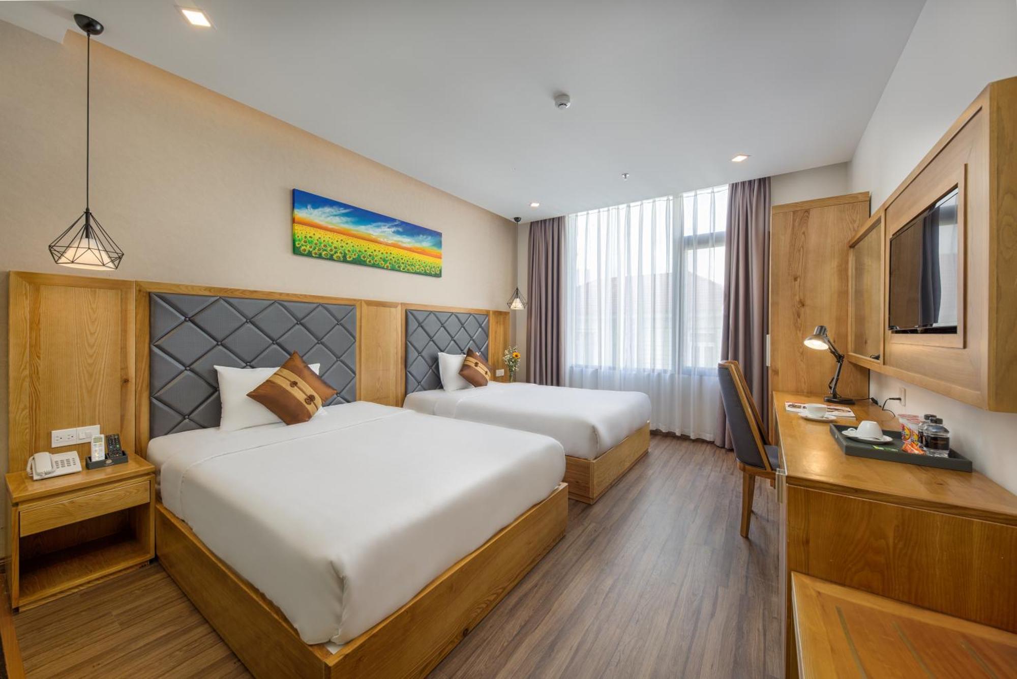 Grand Sunrise Boutique Hotel Da Nang Bagian luar foto